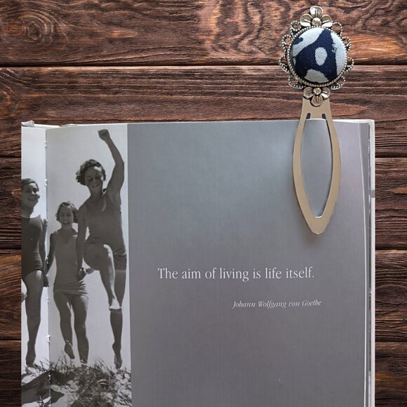 "Oko" UNESCO "Modrotlač" Bookmark - Vintage Style - Artisan Crafted - Picture 3 of 3